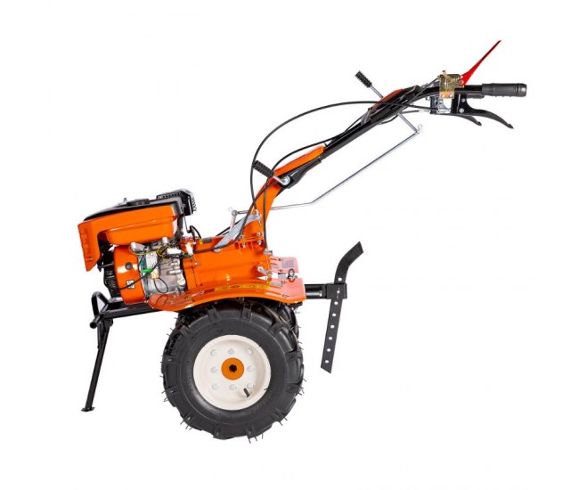 Motocultor detoolz 8.5cp 212cc, benzina, 4t, 4 viteze, pornire manuala, cu roti