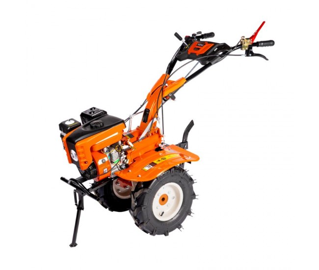 Motocultor detoolz 8.5cp 212cc, benzina, 4t, 4 viteze, pornire manuala, cu roti