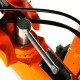 Motocultor detoolz 11cp 418cc, motorina, 4t, 3 viteze, pornire electrica, cu roți