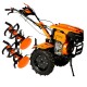 Motocultor detoolz 11cp 418cc, motorina, 4t, 3 viteze, pornire electrica, cu roți