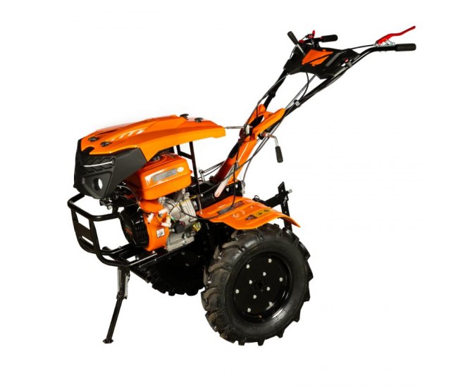 Motocultor detoolz 15cp 420cc, benzina, 4t, 3 viteze, pornire manuala, cu roti