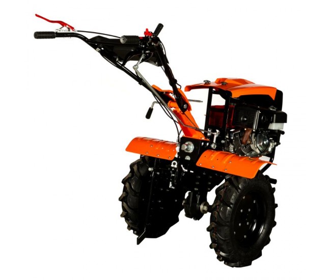 Motocultor detoolz 15cp 420cc, benzina, 4t, 3 viteze, pornire manuala, cu roti