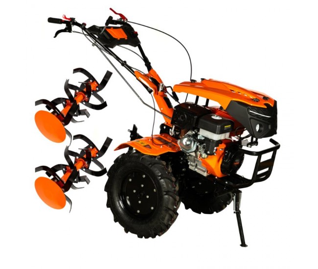 Motocultor detoolz 15cp 420cc, benzina, 4t, 3 viteze, pornire manuala, cu roti