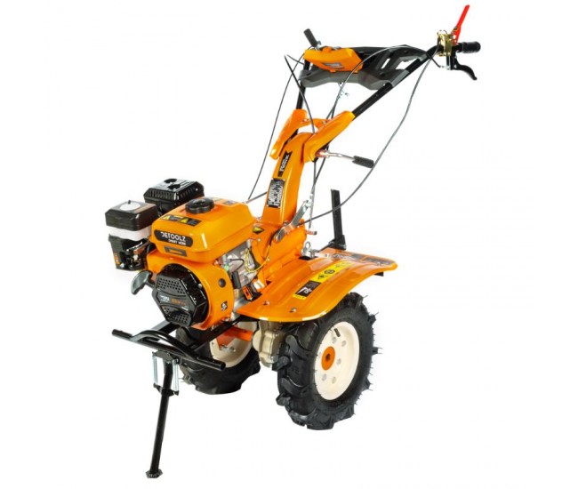 Motocultor 8.5cp detoolz, 212cc, motor benzina 4t, cu 3 viteze si pornire manuala