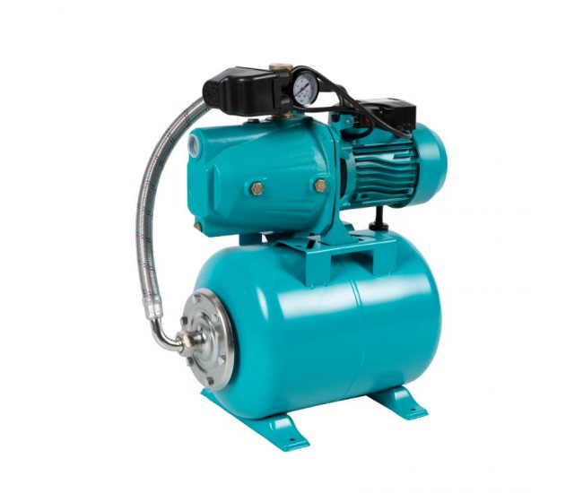 Hidrofor detoolz 0.75 kw, debit 3300l/h, inaltime de pompare 45m, carcasa pompa fonta, volum butelie 24 litri