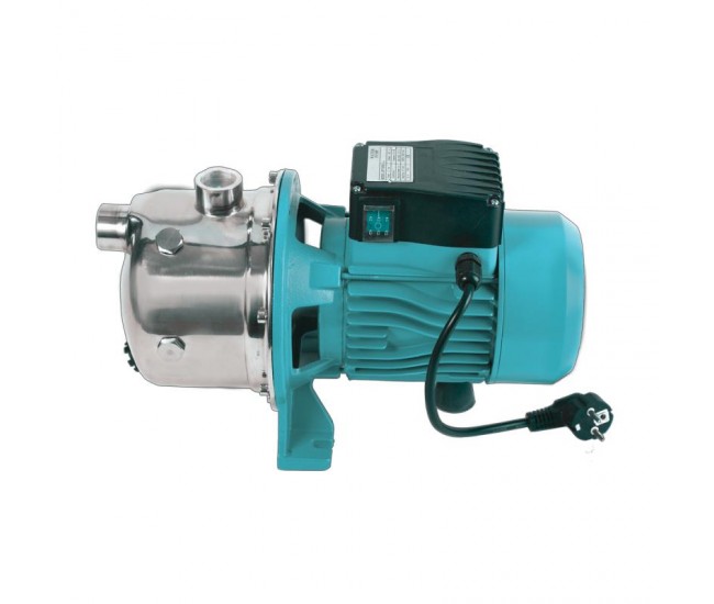 Pompa de suprafata detoolz 0.75 kw, debit 3300l/h, inaltime de pompare 45m, carcasa pompa inox
