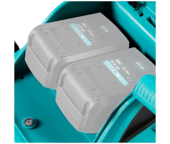 Masina de tuns gazon, 2x18v, 380mm, 36l