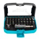 Set biti detoolz, 32 de piese, cu prelungitor magnetic, material cr-v