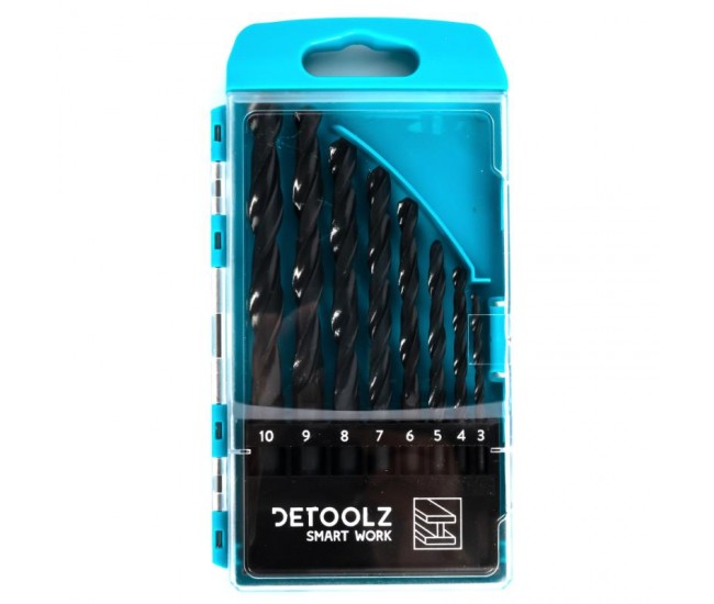 Set burghie detoolz pentru metal 8 bucati g01