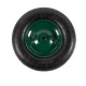 Roata roaba micul fermier 4.00-8, diametru ax 14mm, janta verde