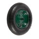 Roata roaba micul fermier 4.00-8, diametru ax 14mm, janta verde