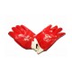Manusi rosii din cauciuc scurte (12pcs) Manusi rosii din cauciuc scurte (12pcs)
