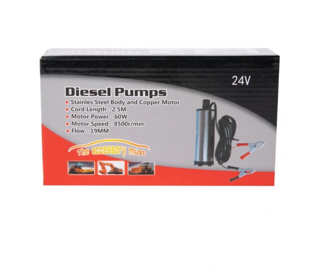 Pompa electrica pentru motorina si ulei 24v