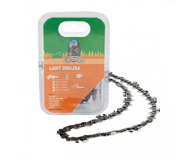 Lant drujba micul padurar, lungime 14'', pas 3/8'', grosime 1.3mm, 52 pinteni, 26 dinti, full chisel