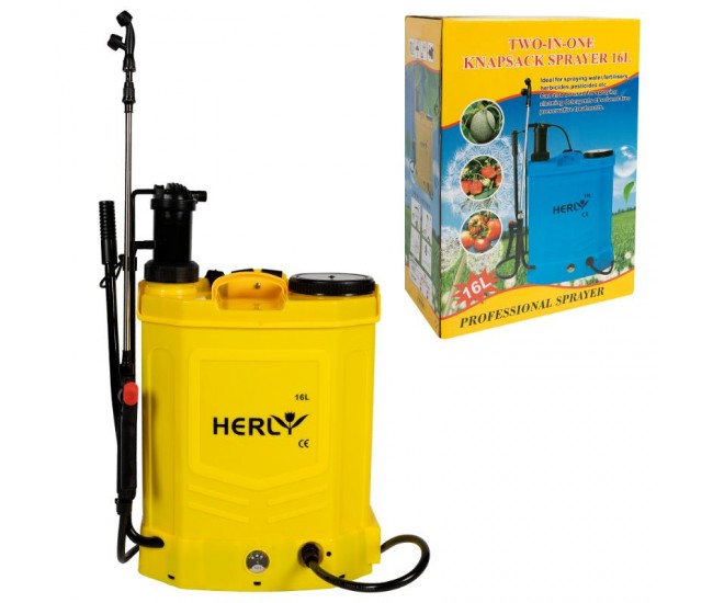 Pompa stropit 2 in 1 (acumulator+manuala) 16l herly