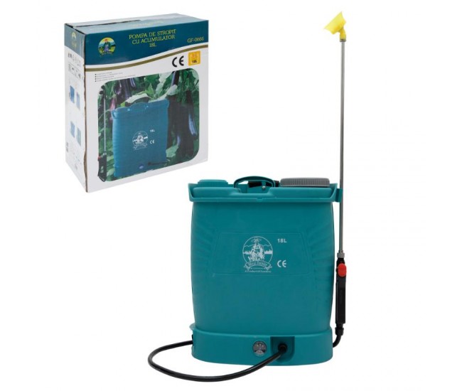 Pompa stropit cu acumulator 18l