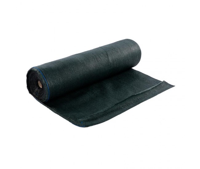 Plasa de umbrire micul fermier, 2x50m, 120g/mp, grad de umbrire 90%, material hdpe, protectie uv