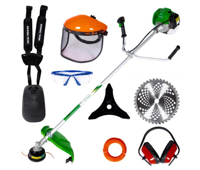 Motocositoare micul fermier 4.76cp, 52cc, benzina, 2t, pornire rapida, 10 accesorii, tija 28mm