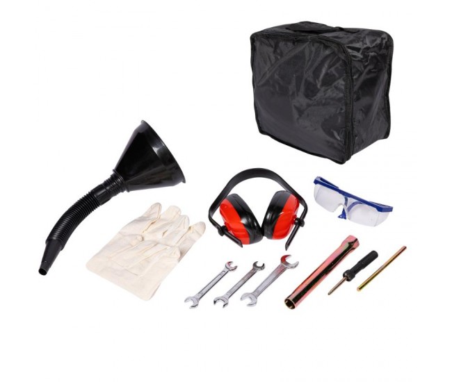 Tocator pentru crengi si vita de vie micul fermier, Ø76mm, motor benzina 6.5cp pentru rumegus