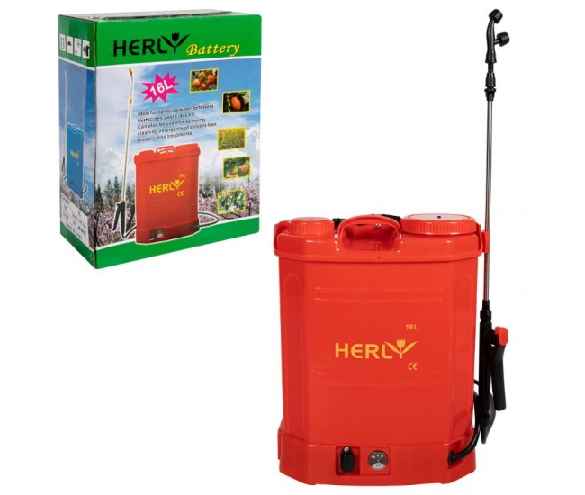 Pompa stropit cu acumulator 16l herly (rosie)