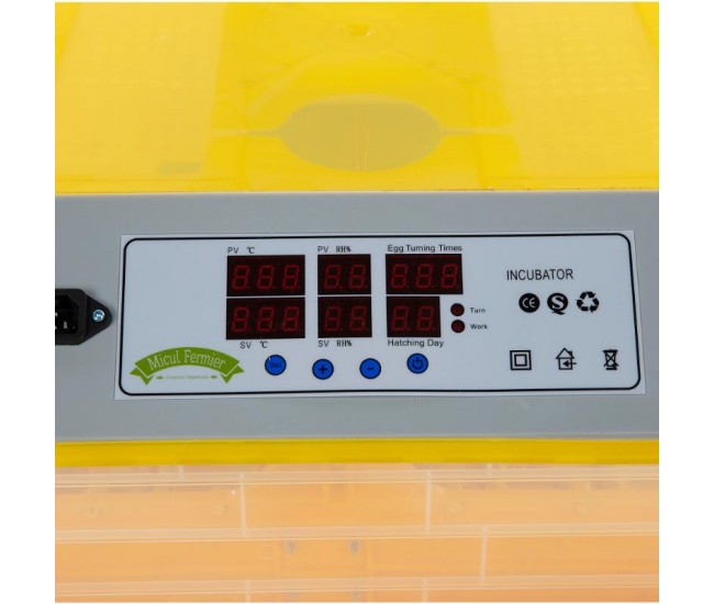 Incubator electric micul fermier capacitate 48-132 oua