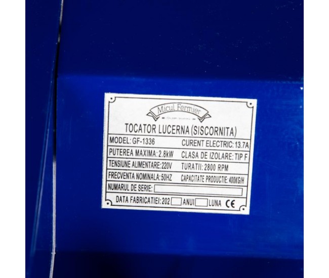 Tocator lucerna, tulpini de grau, porumb 9z mf