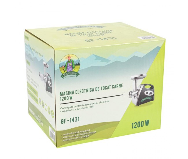 Masina electrica de tocat carne neagra 1200w jia