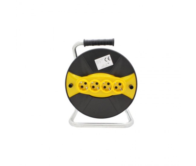 Tambur pentru rulat cablul electric cu priza Tambur pentru rulat cablul electric cu priza