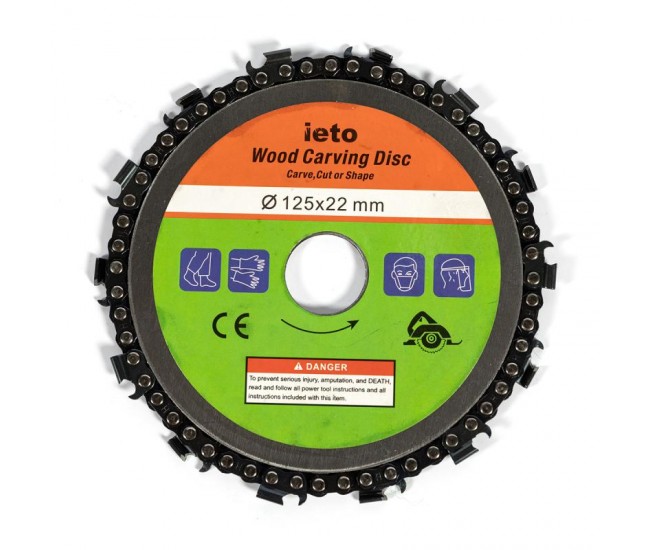 Disc cu lant 125mm pt polizor unghiular 5buc/set