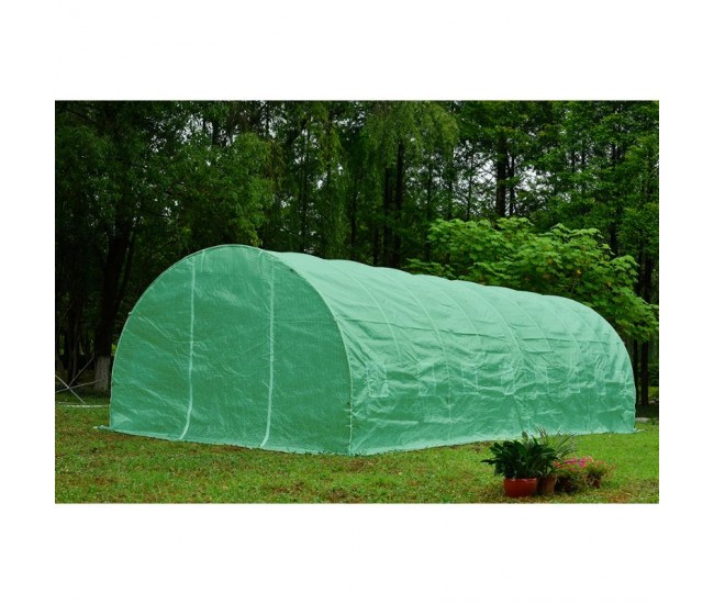 Solar/sera  micul fermier 8x3x2m , polietilena, densitate 140g/mp uv4