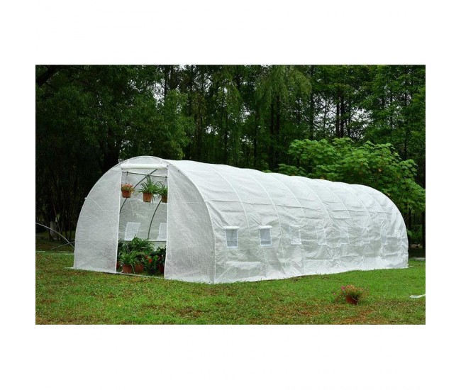 Solar/sera  micul fermier 8x3x2m , polietilena, densitate 140g/mp uv4