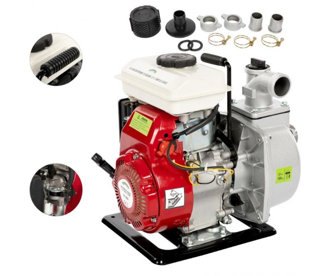 Motopompa micul fermier 3.5cp 118cc, benzina 4t, racord 1.5, debit 18000l/h