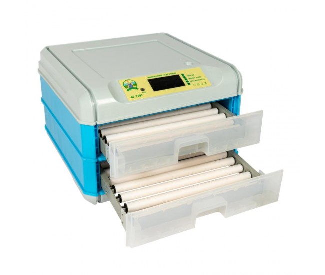 Incubator electric micul fermier capacitate 128 oua, 2 etaje, alimentare 220v/12v