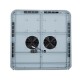 Incubator electric micul fermier capacitate 128 oua, 2 etaje, alimentare 220v/12v