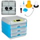 Incubator electric micul fermier capacitate 192 oua, 3 etaje