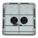 Incubator electric micul fermier capacitate 192 oua, 3 etaje
