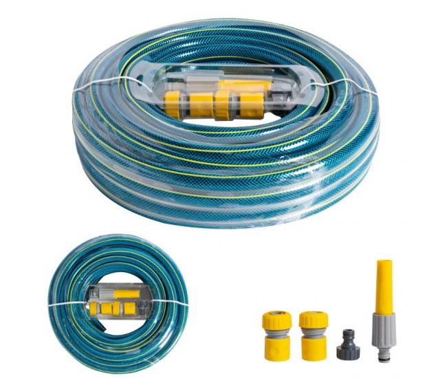 Furtun bluebos plus 3/4 20m cu set duze