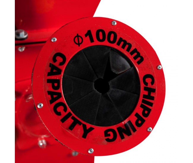 Tocator pentru crengi micul fermier, Ø100mm, motor benzina 15cp, pornire electrica, alimentare verticala, pentru rumegus