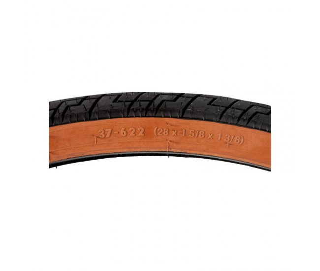 Anvelopa bicicleta ez100103 28x1.5/8x1.3/8 fizer bnd maro mtr