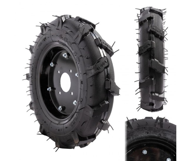 Roata motocultor 400-10 neagra