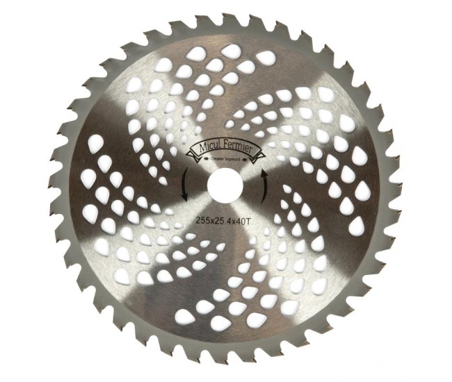 Disc motocositoare 40t vidia 255 x 25.4 x 1mm