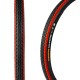Anvelopa bicicleta negru/rosu 28x1.75 m-1400 (47-622)