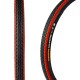Anvelopa bicicleta negru/rosu 28x1.75 m-1400 (47-622)