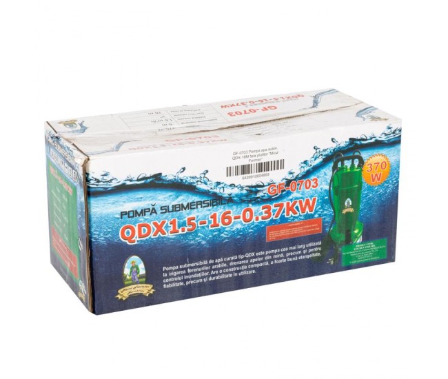 Pompa apa submersibila qdx-16m 0,37kw fara plutitor mf Pompa apa submersibila qdx-16m 0,37kw fara plutitor mf
