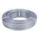 Cablu otel zincat micul fermier, plastifiat, diametru 4-5.5mm, lungime 25m
