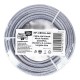 Cablu otel zincat micul fermier, plastifiat, diametru 5-6.5mm, lungime 25m