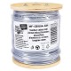 Tambur cablu otel zincat micul fermier, plastifiat, diametru 2-3.5mm, lungime 100m