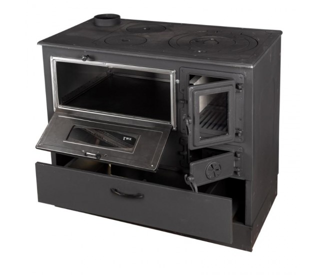 Soba pe lemne 9kw grand fantazia lux, cos stanga