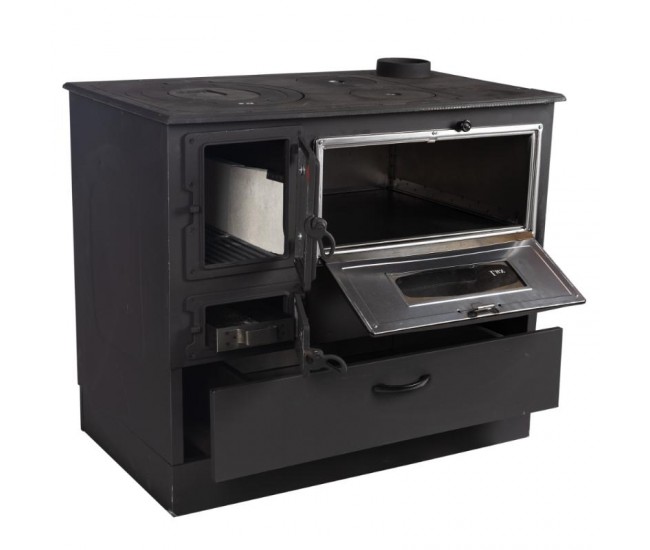 Soba pe lemne 9kw grand fantazia lux, cos dreapta