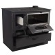 Soba pe lemne 9kw grand fantazia lux, cos dreapta
